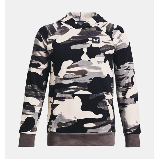 UA Boys' Rival Fleece Printed Hoodie