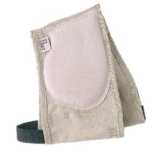 Caldwell Shooting Supplies Caldwell Magnum Recoil Shield Tan Cloth w/Leather Pad Ambidextrous