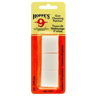 Hoppe's Hoppe's Gun Cleaning Patches #4 38-45 Cal & 410-20 Gauge Synthetic 40 Per Pack