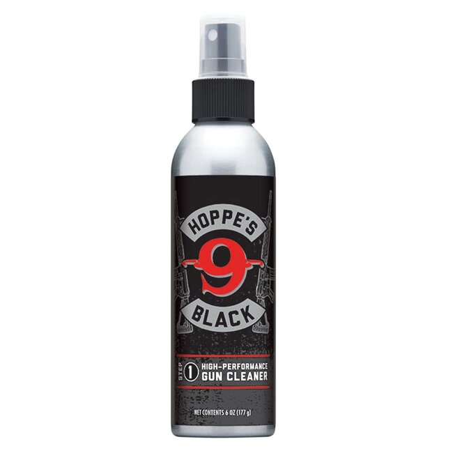 Hoppe's Black Gun Cleaner Removes Oil, Grease, Dirt 2.50 Oz Aluminum Pump Bottle