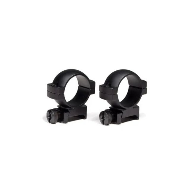 Leupold Ringmounts Scope Ring Set For Rimfire Rifles Dovetail Medium 1" Tube Black Gloss Steel