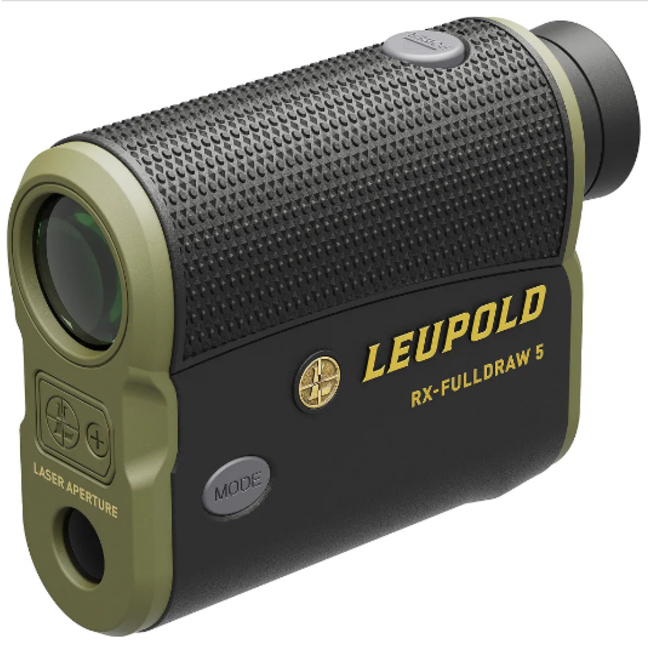 Leupold 182444 RX FullDraw 5 Black/Green 6x 22mm 1200 yds Max Distance OLED Display