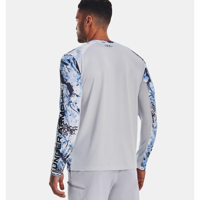 UA Men's Iso-Chill Shorebreak Camo Long Sleeve
