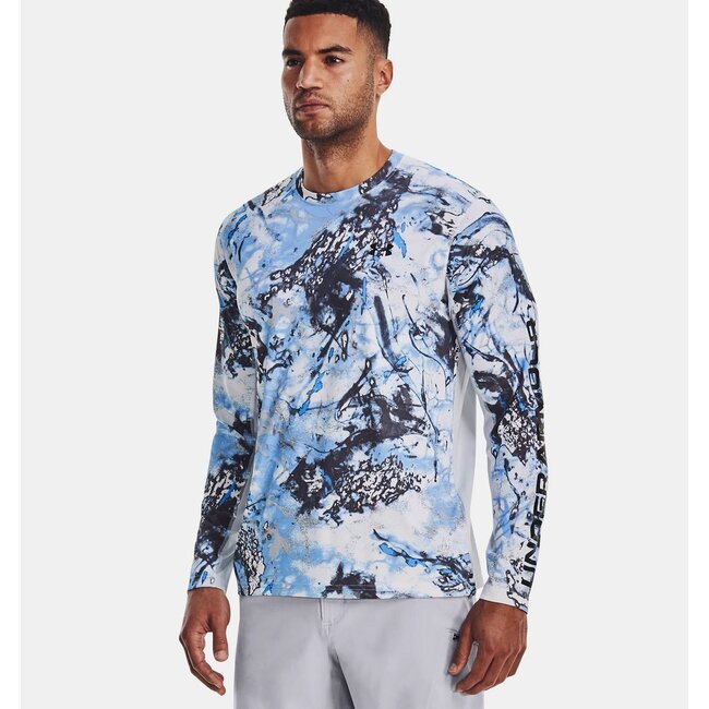 UA Men's Iso-Chill Shorebreak Camo Long Sleeve