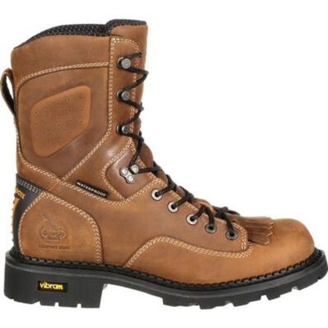 Georgia Boot Comfort Core Waterproof Low Heel Logger Work Boot