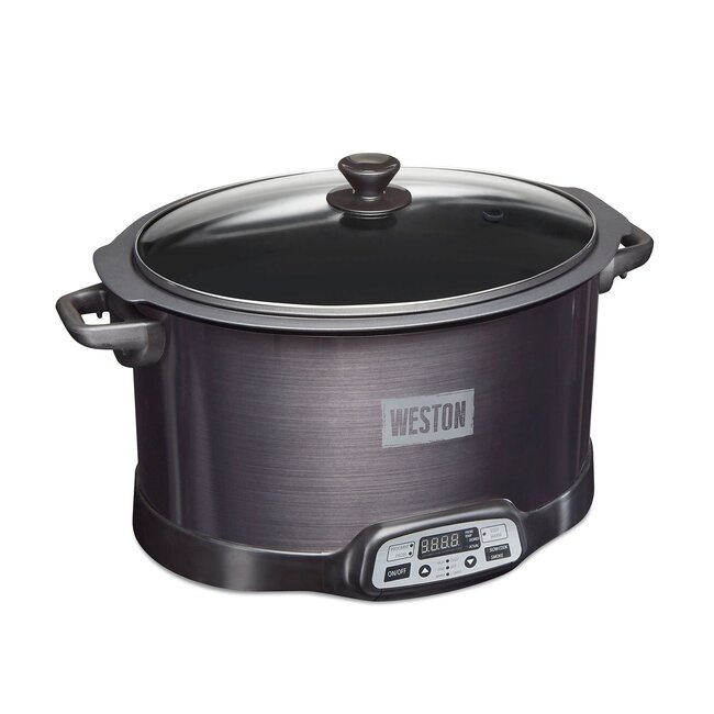Weston Slow Cooker, 6 Qt Digital w Smoker