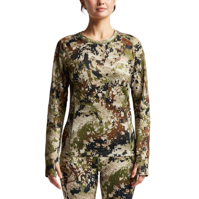 Sitka Women's Core Mid Wt Crew Long Sleeve