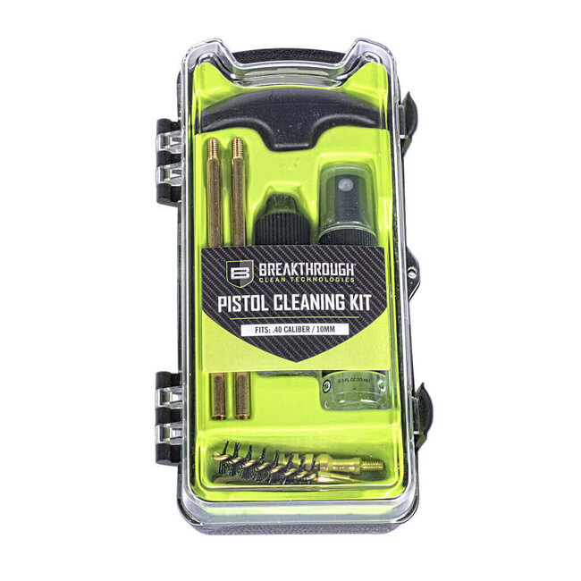 Break Through Clean Vision Series Hard-Case Handgun Cleaning Kit - .40 cal / 10mm