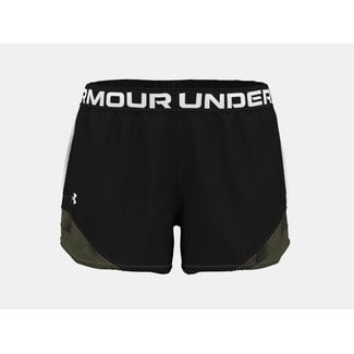 Under Armour Women's UA Play Up Shorts 3.0 Electric Tangerine / White
