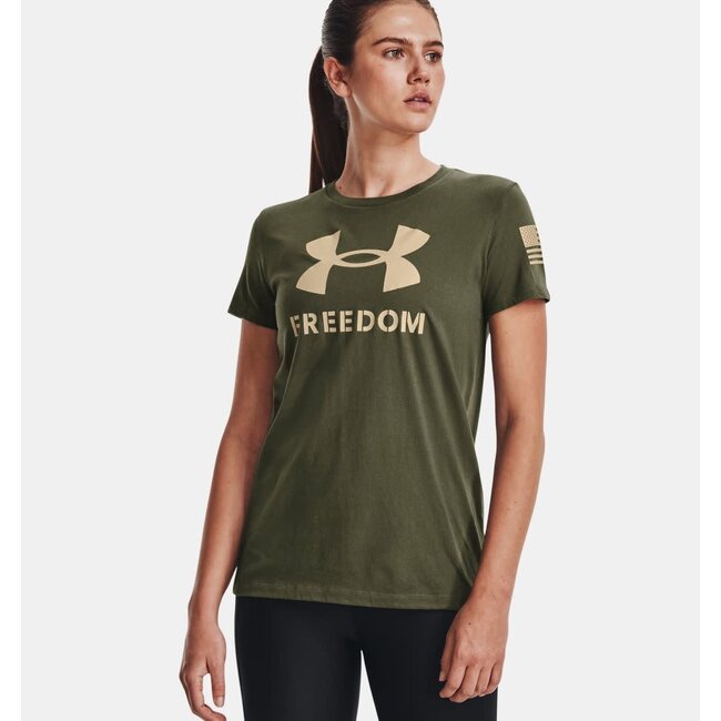 UA Women's New Freedom Logo T