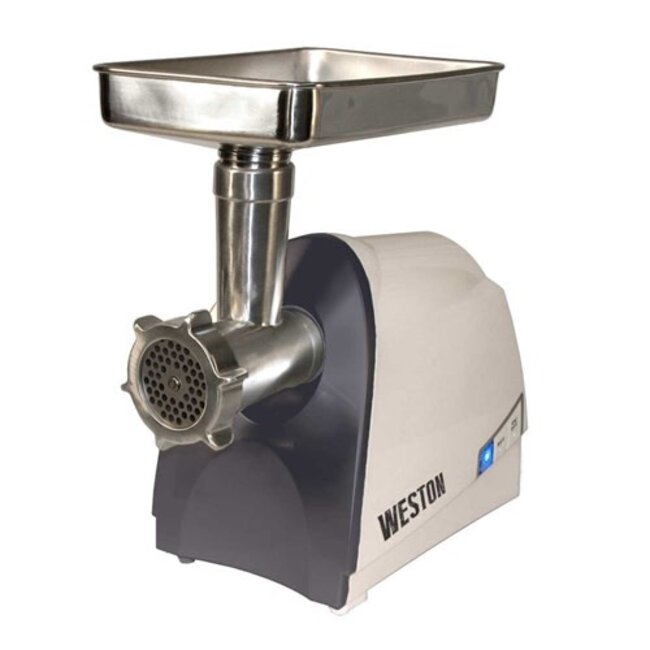 Weston #8 Heavy Duty Electric Meat Grinder & Sausage Stuffer (575 watt)