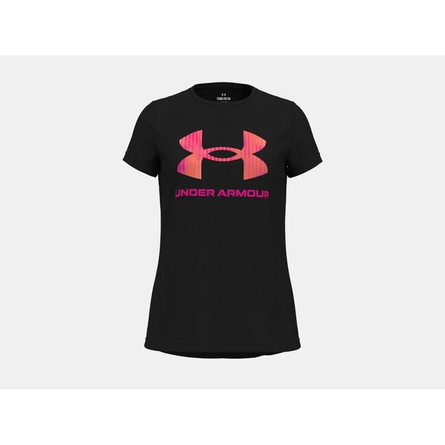 UA Youth Tech Solid Print Fill BL SSC