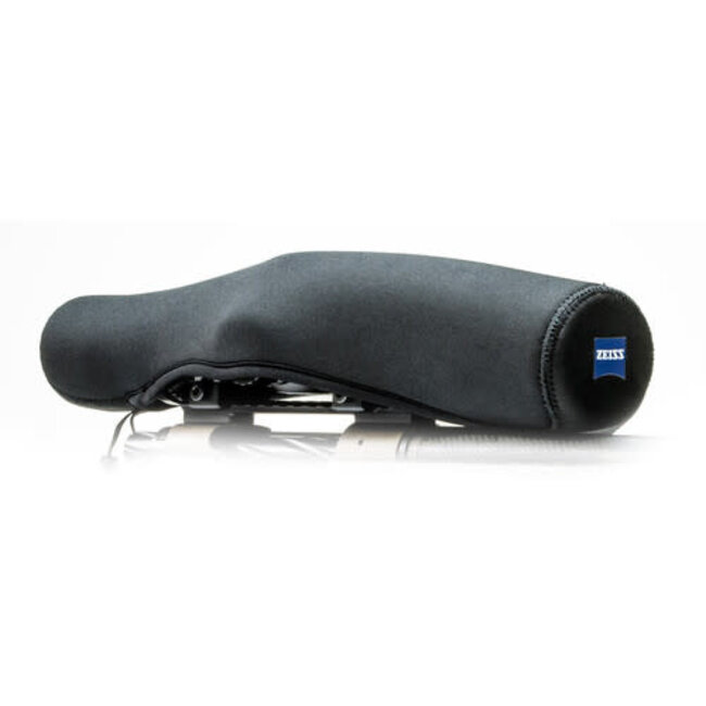 Zeiss Soft Riflescope Cover - Medium - Neoprene - Black - With Logo (Fit: V4 44mm, V4 and V6 50mm Capped Turrets)