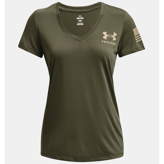 UA Women's Tech™ Freedom Short Sleeve V-Neck