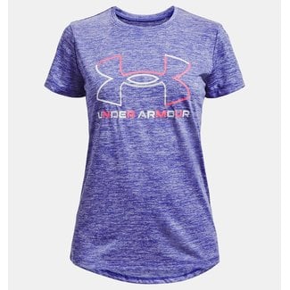 Under Armour UA Girls' Tech™ Big Logo Twist Short Sleeve