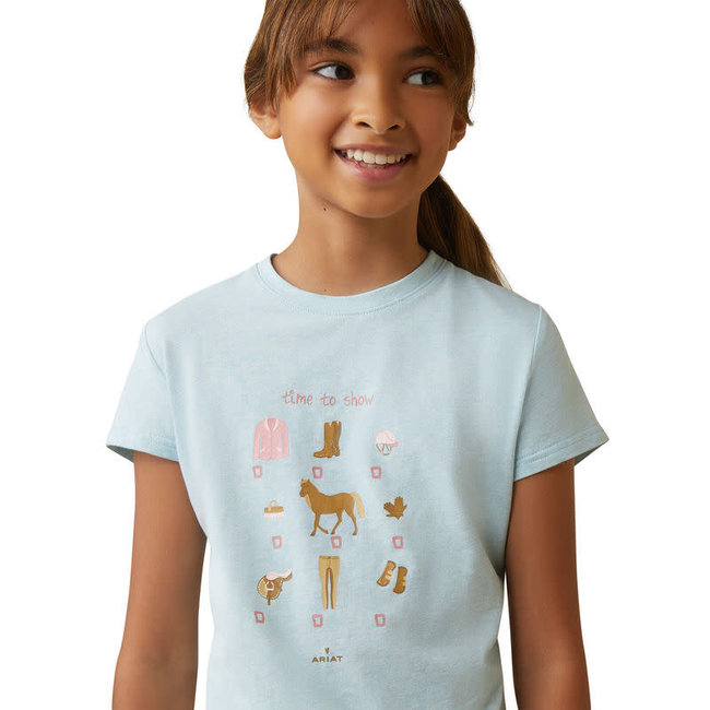 Ariat Youth Time To Show Short Sleeve T-shirt