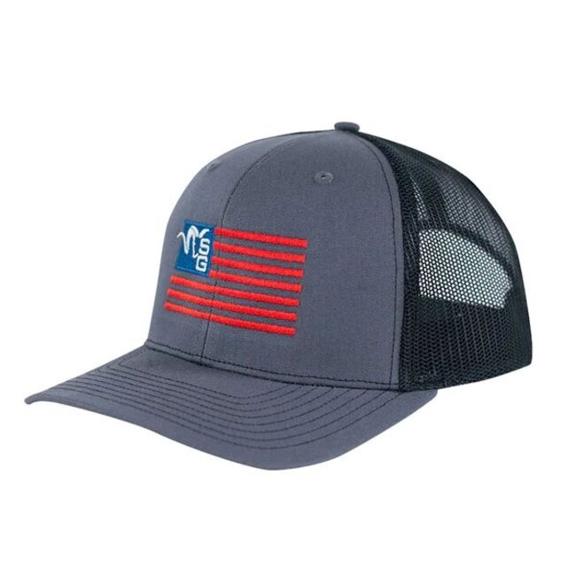 Stone Glacier Ram Flag Trucker- Charcoal