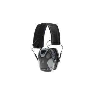 Caldwell Shooting Supplies Caldwell E-Max Electronic Hearing Muff 23 dB Gray/Black Ear Cup with Black Headband