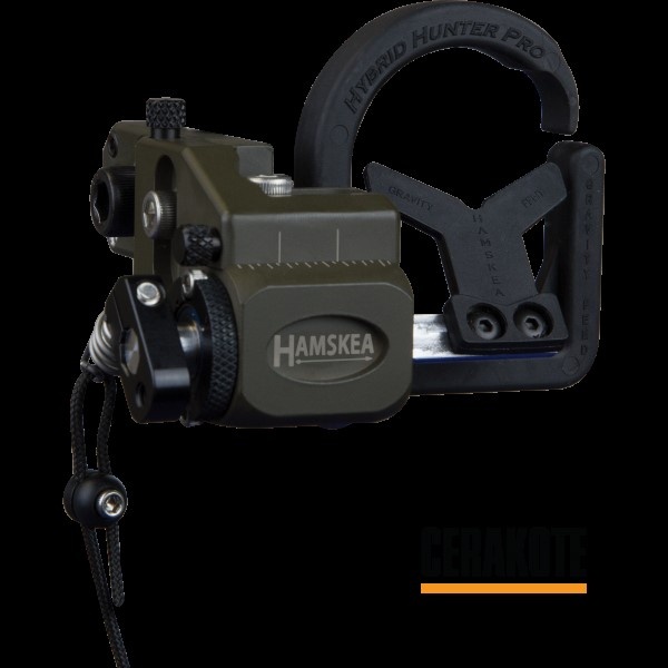 Hamskea Hybrid Hunter Pro Rest Micro Tune – Right Hand, Black