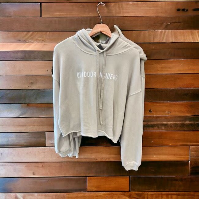 OI 2023 Compass Logo Women's Cropped Fleece Hoodie