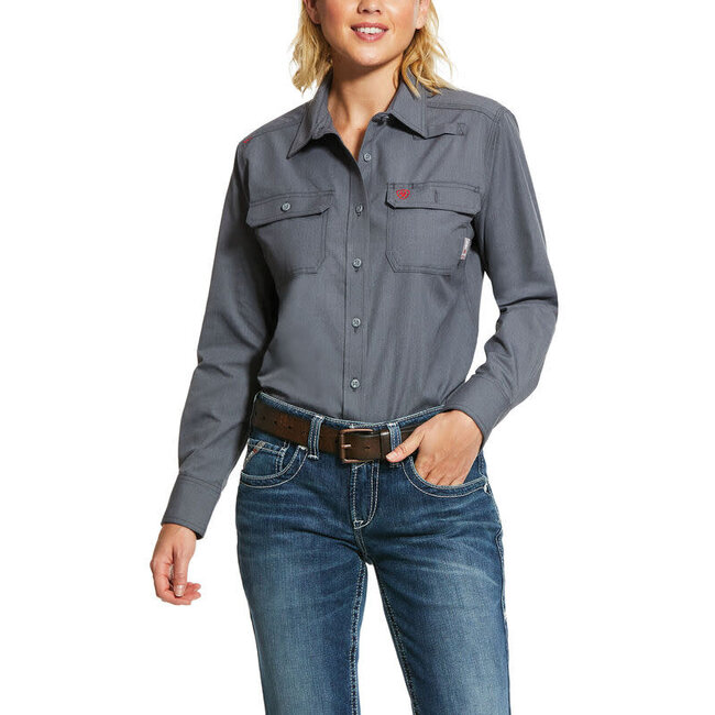 Ariat Women's FR Featherlight LS Wrk Shirt