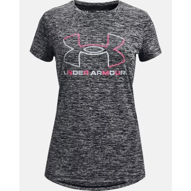 UA Girls' Tech™ Big Logo Twist Short Sleeve