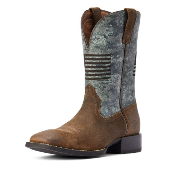 Ariat Men's Sport Flying Proud Taupe/Grn Camo