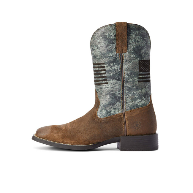 Ariat Men's Sport Flying Proud Taupe/Grn Camo