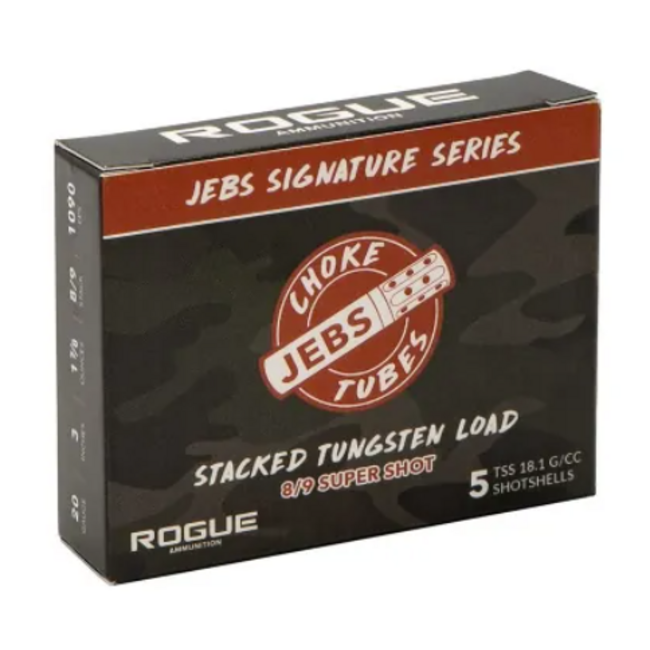 Rogue Ammunition JEBS Signature Series 3.5" 12 Gauge Ammo #8/9 2 1/2oz 5 Shells