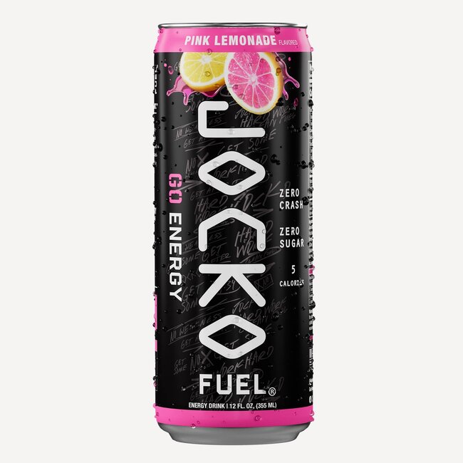 Jocko Fuel GO Energy Pink Lemonade 12oz
