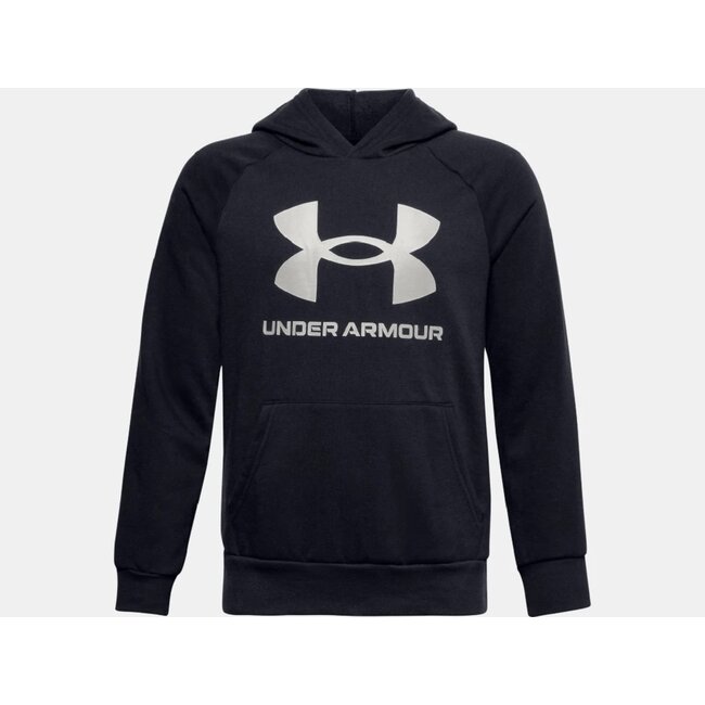 UA Boys' Rival Fleece Big Logo Hoodie