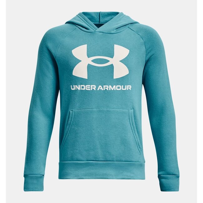 UA Boys' Rival Fleece Big Logo Hoodie