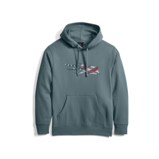 Sitka Icon Flag ll Hoodie Gravel Blue L