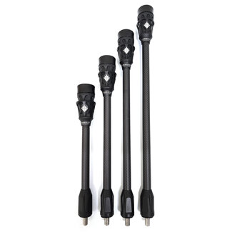 Conquest Archery 3K Carbon Weave Stabilizer 12″ Matte Black