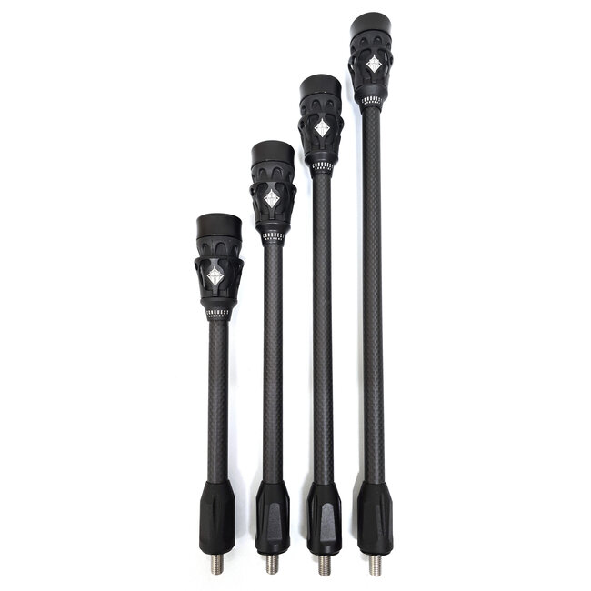 Conquest Archery 3K Carbon Weave Stabilizer 12″ Matte Black