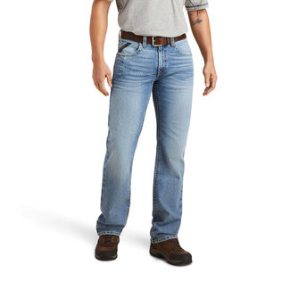 Ariat Apparel MNS REBAR M5 DRSTR EDG STK STRT JN IRNSD Indigo 42 32