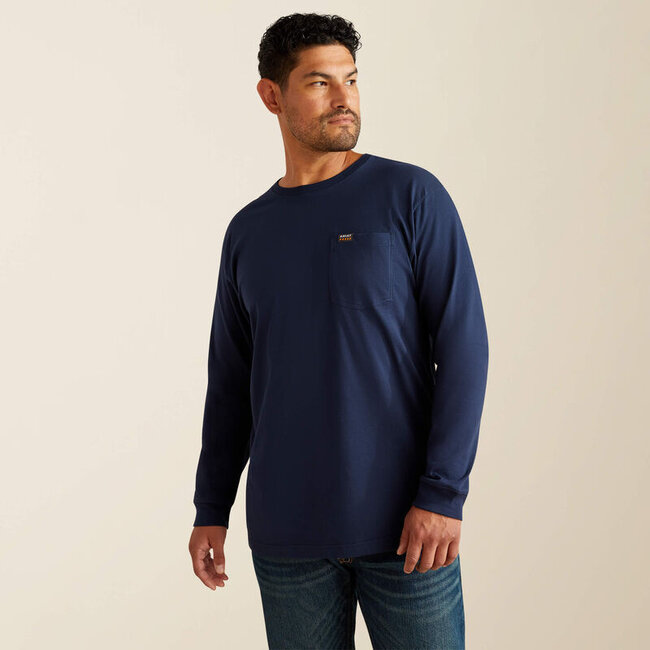 MNS RBR CTN STRNG STND PKT SS TSHRT NVYH LG R - Spring 2025