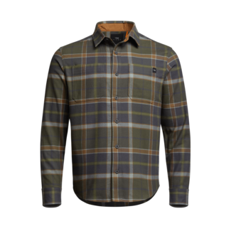 Ashland Lightweight Flannel Shirt Coyote Cypress Plaid M