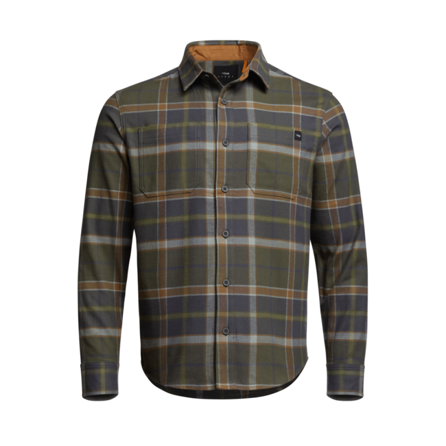 Ashland Lightweight Flannel Shirt Coyote Cypress Plaid XL
