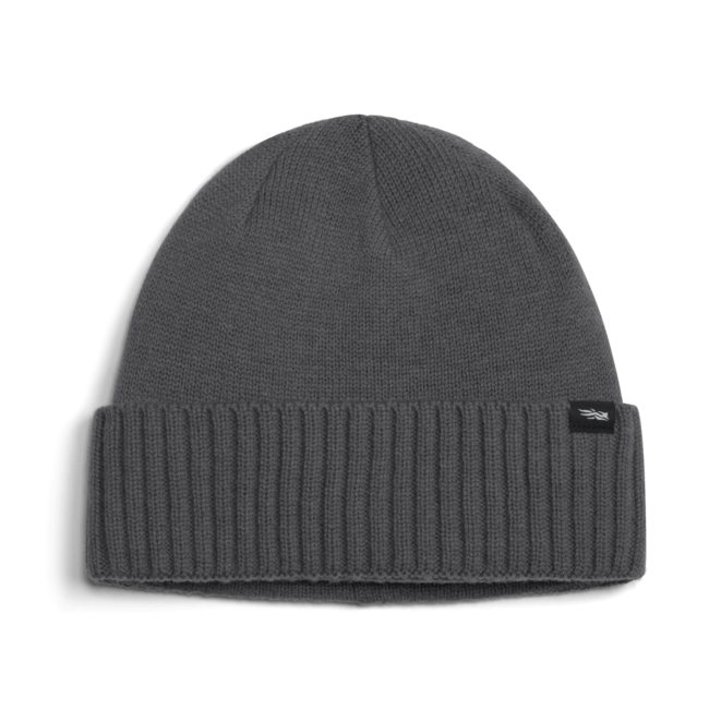 Cuffed Knit Beanie Iron Grey OSFA