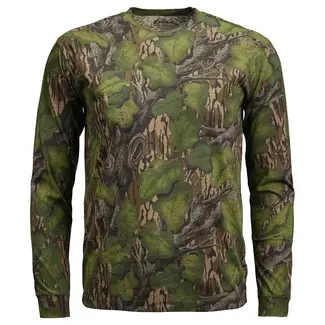 Blocker Outdoors Blocker Outdoors Finisher Fused Cotton LS Shirt Mossy Oak Greenleaf 2xl