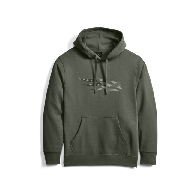 Sitka Icon Flag II Hoodie HEATHER GREY M