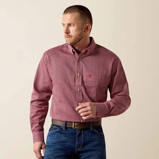 M's - FR Bell Work Shirt - Wine 4XL