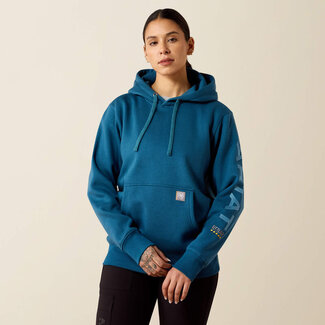 WMS Rebar Workman Graphic Hoodie DEEP DIVE/STORM BLUE MED