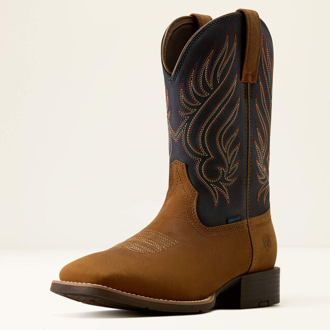MNS Sport Riggs Waterproof Wide Square Toe Cowboy Boot COPPER KETTLE 10