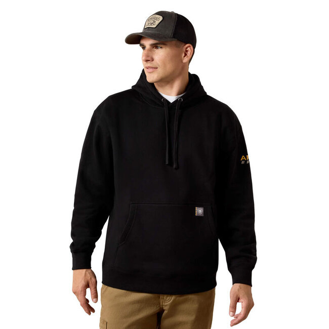 MNS Rebar Workman Graphic Hoodie MILITARY OLIVE/LICORICE XL