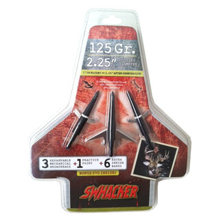 Swhacker #202 2-BLADE 125 GRAIN 2.25" CUT 3 PACK