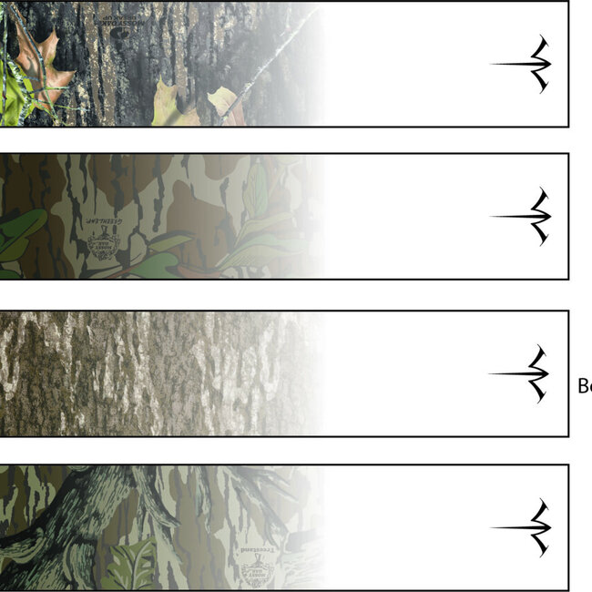 White Water Archery Arrow Wraps (5x) Custom-OI Mossy Oak  1.05"