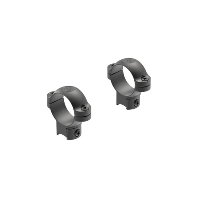 Leupold Ringmounts Rimfire Scope Ring Set .22 Rimfire Dovetail Medium 1" Tube Black Gloss Steel