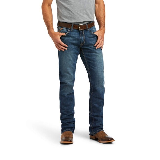 Ariat Men's M5 Straight Stretch Madera Stackable Straight Leg Jean- Heath